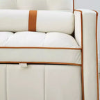 Stylish 3-Seater + 1-Seater Teddy Sofa Set - Wooden Frame & Cushions for Modern Living Rooms