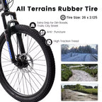 Cadre en acier robuste pour adultes, pour les trajets quotidiens, les voyages et le cyclisme tout-terrain