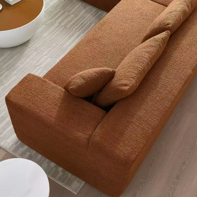 104.33 Canapé de combinaison moderne - Canapé de loisirs en tissu haute densité, canapé d'angle en forme de nuage