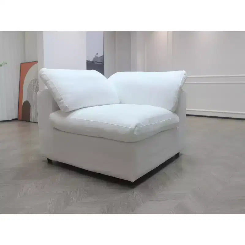 1 Piece Sofa Seater With ArmrestFilled With Down