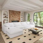 1 Piece Soft and Comfortable Sofa OttomanFilled With Down