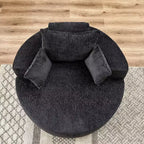 Canapé simple MAYEERTY 55 Chenille sans assemblage pour salon, chambre à coucher, salle de projection