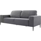 AMERLIFE 89 3 Seater Modern Sofa with Extra Deep Seats, Comfy Couch for Living Room