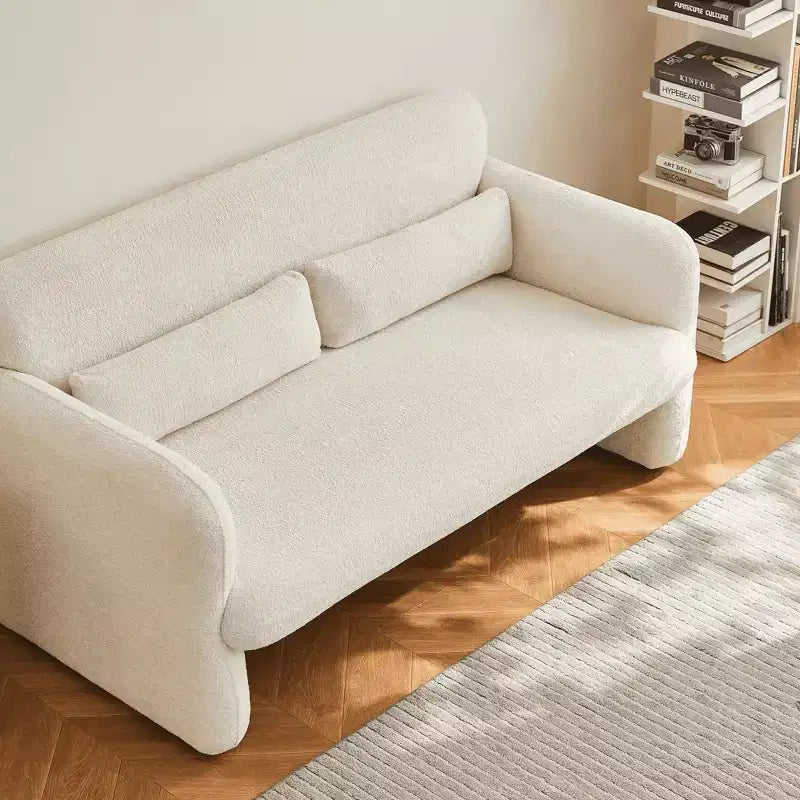 MAYEERTY Sleeper Sofa Bed with USB, 3-in-1 Adjustable Pull-Out Bed & Side Pocket (Velvet)