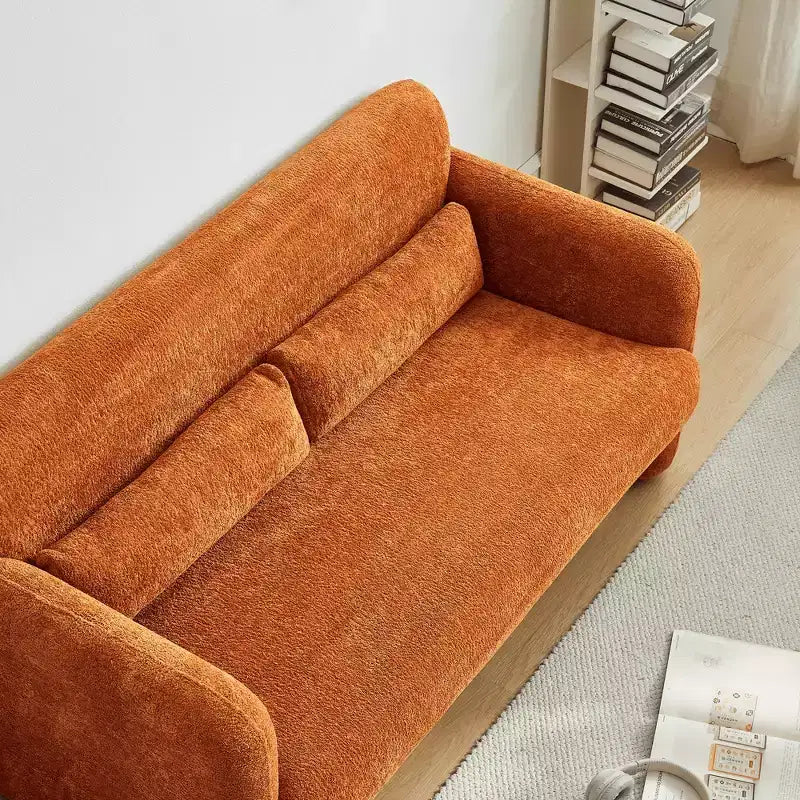 MAYEERTY Sleeper Sofa Bed with USB, 3-in-1 Adjustable Pull-Out Bed & Side Pocket (Velvet)