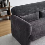 MAYEERTY Sleeper Sofa Bed with USB, 3-in-1 Adjustable Pull-Out Bed & Side Pocket (Velvet)