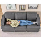 AMERLIFE Modern Slipcovered Sofa- Comfy Couch for Living Room
