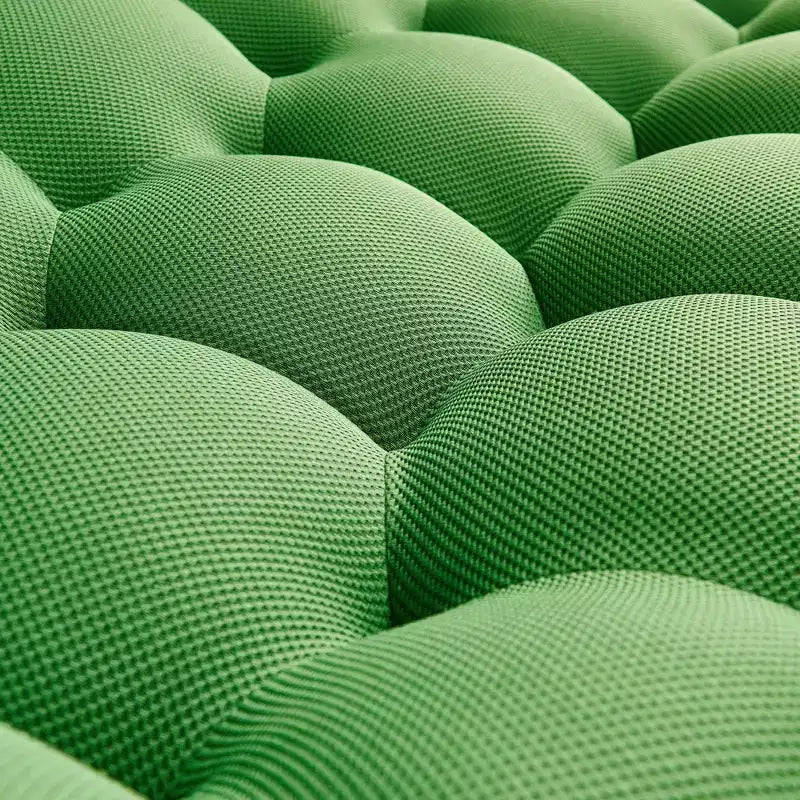 Honeycomb Bubble Loveseat Sofa with 3D Mesh Fabric, 75-Inch Modern Floor Couch, Green