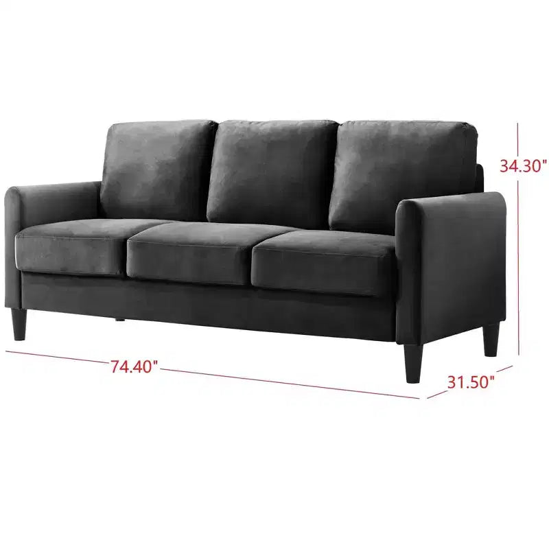 Canapé Airell en velours Home Design