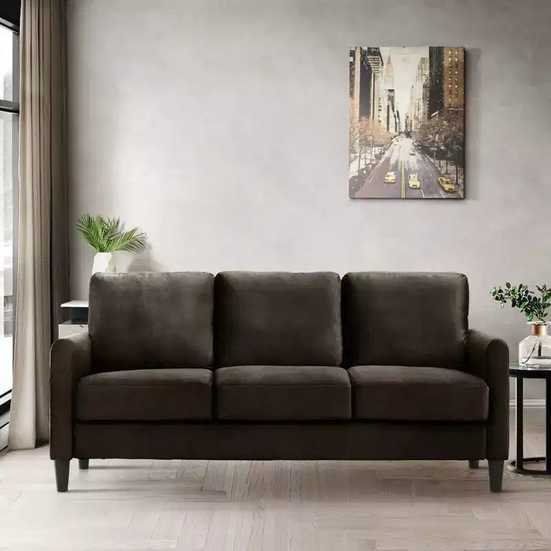 Home Design Airell Velvet Arm Sofa