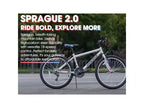 BAMCBASE 24 26 Vélo de montagne, cadre en acier à haute teneur en carbone 18 vitesses, VTT de sport pour adulte