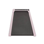 Tapis de course NAYSAYE avec design compact, supporte une capacité de 110 kg pour le fitness à la maison ou au bureau, Rose, 49.2*20.47*4.92