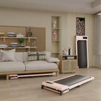 Tapis de marche NAYSAYE, grande surface de course, capacité de poids de 100 kg, pour entraînements à domicile ou au bureau, rose, 121 x 48,5 x 12,5 cm