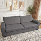 Canapé moderne 3 places de 83 pouces - Canapé profond, confortable comme un nuage, parfait pour le salon, la chambre, le bureau