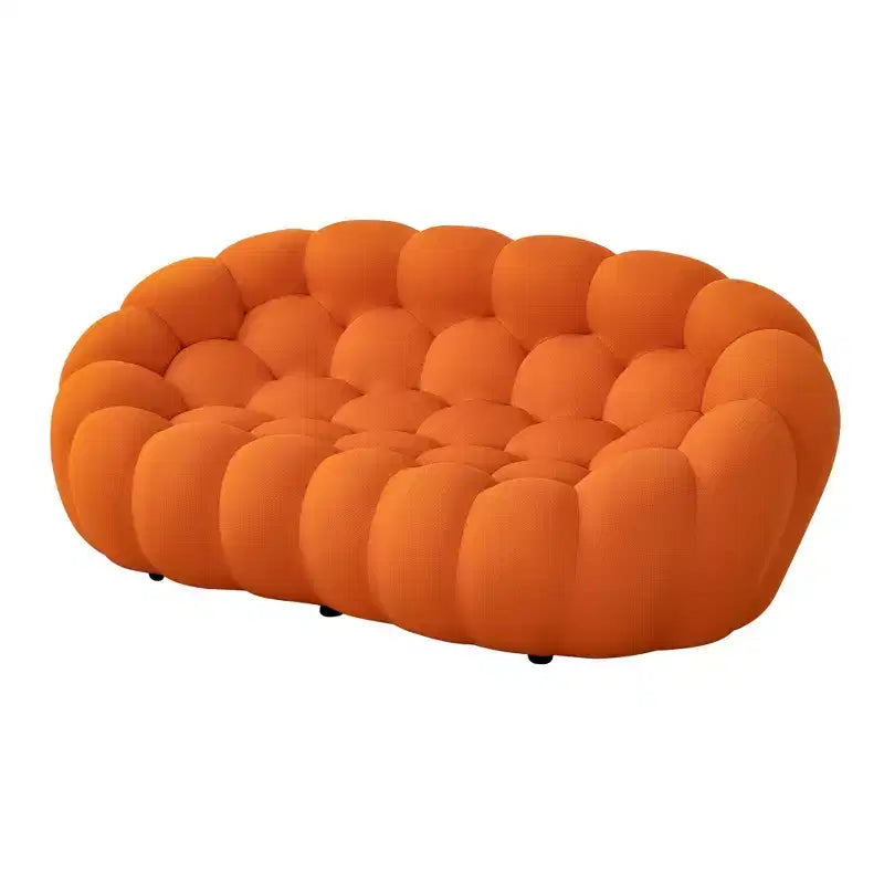 MAYEERTY 74.8 Canapé moderne 2 places Bubble Canapé rembourré Tissu maillé 3D pour salon