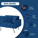 MAYEERTY Modern Upholstered Loveseat Couch Sofa or Living Room
