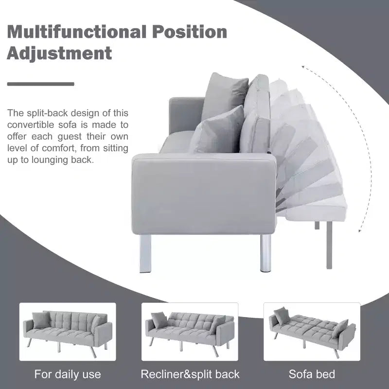 MAYEERTY Modern Upholstered Loveseat Couch Sofa or Living Room