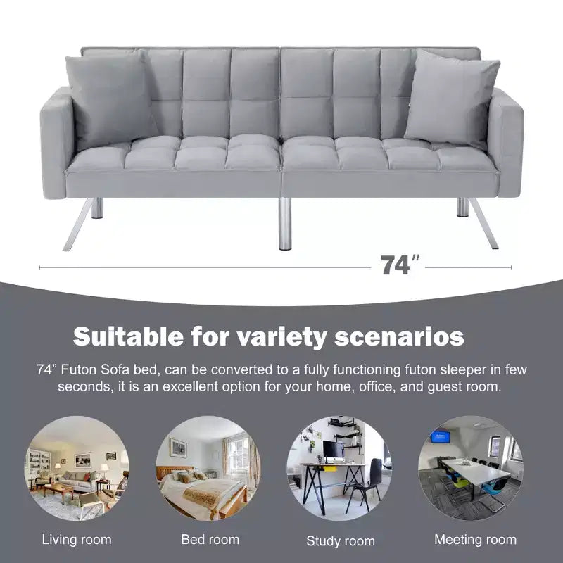 MAYEERTY Modern Upholstered Loveseat Couch Sofa or Living Room