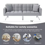 MAYEERTY Modern Upholstered Loveseat Couch Sofa or Living Room