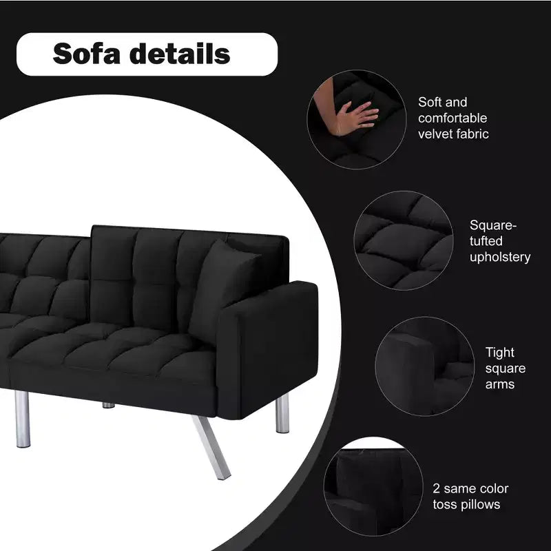 MAYEERTY Modern Upholstered Loveseat Couch Sofa or Living Room