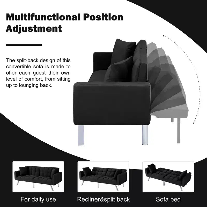 MAYEERTY Modern Upholstered Loveseat Couch Sofa or Living Room