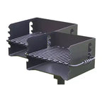 Pilot Rock Park Style Outdoor Camping BBQ Charcoal Grill with Swivel