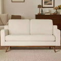 Dyonery 65.4 Sofa, comfortable sofa, living room sofa, medieval modern small sofa, with spring pads, solid wood frame, tool-free assembly