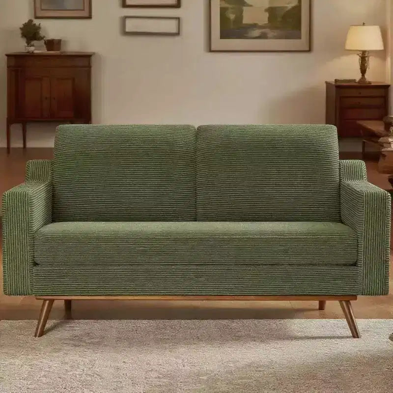 Dyonery 65.4 Sofa, comfortable sofa, living room sofa, medieval modern small sofa, with spring pads, solid wood frame, tool-free assembly