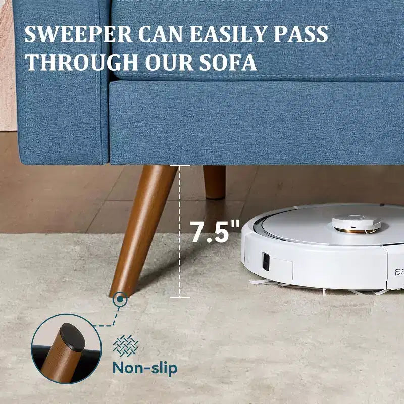Dyonery 65.4 Sofa, comfortable linen sofa, medieval modern small sofa, with spring pads, solid wood frame, tool-free assembly