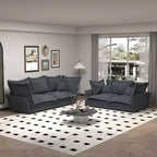 Whisen Cloud Sofa & Chaise Lounge with Multiple Pillows and Luxurious Design for Ultimate Comfort