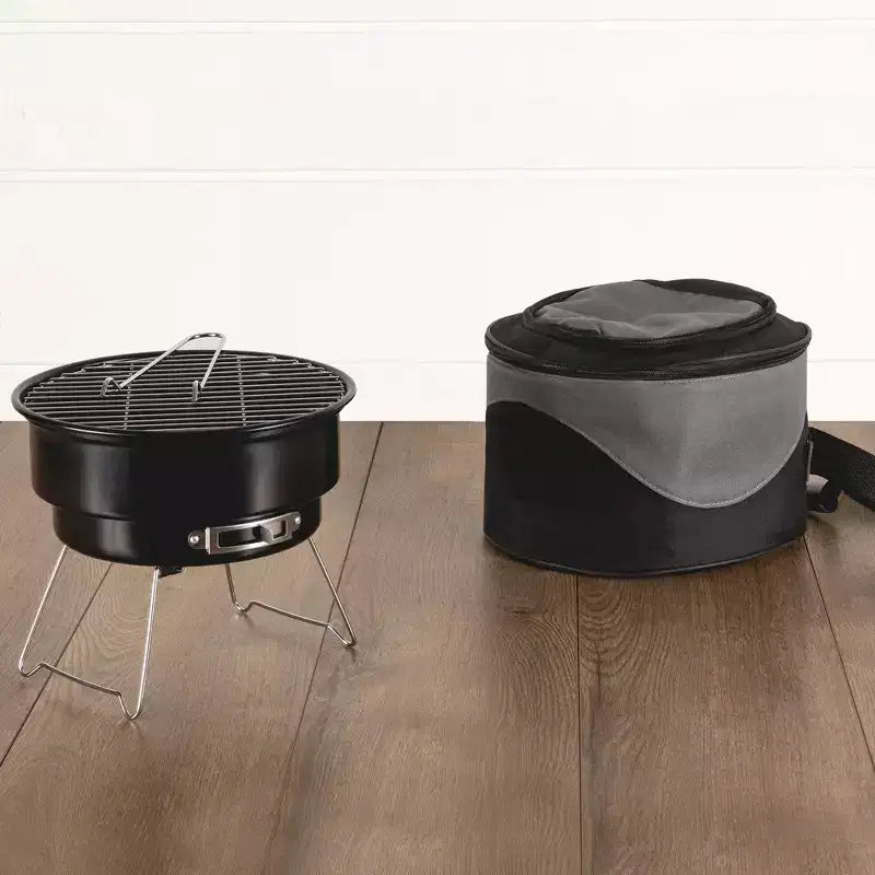 Caliente Portable Charcoal Grill and Cooler Tote