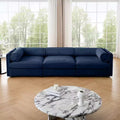 Elegant White Chenille Sofa with Storage Seat, Cylindrical Backrest and Armrests