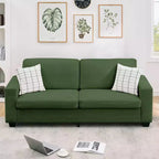 83 Comfy Corduroy Couches, Modern Upholstered Sofa with Wide Armrests, Cloud Couch with Deep Seat Sofa