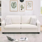 83 Comfy Corduroy Couches, Modern Upholstered Sofa with Wide Armrests, Cloud Couch with Deep Seat Sofa