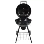 Barbecue charbon de bois Kettle Grill Boss, couvercle en porcelaine, grande surface de cuisson