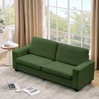 Modern Sofa 2 Seater, Oversized Corduroy Couch with Washable Cover, Deep Seat with Wide Armrest, Comfy Cloud Couch for Living Room, Bedroom, Office