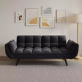 MAYEERTY Three Seat Polyeter Blend Sofa with Three Pillows for Bedroom Living Room