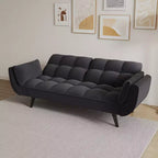MAYEERTY Three Seat Polyeter Blend Sofa with Three Pillows for Bedroom Living Room