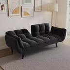 MAYEERTY Three Seat Polyeter Blend Sofa with Three Pillows for Bedroom Living Room