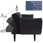 MAYEERTY Three Seat Polyeter Blend Sofa with Three Pillows for Bedroom Living Room