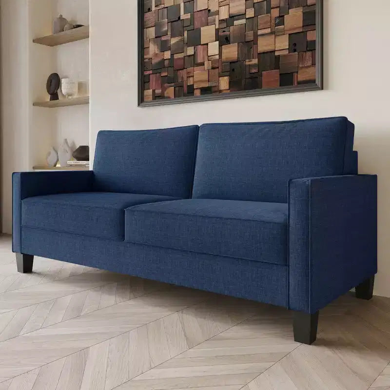 Canapé Home Design Marcia à accoudoirs carrés
