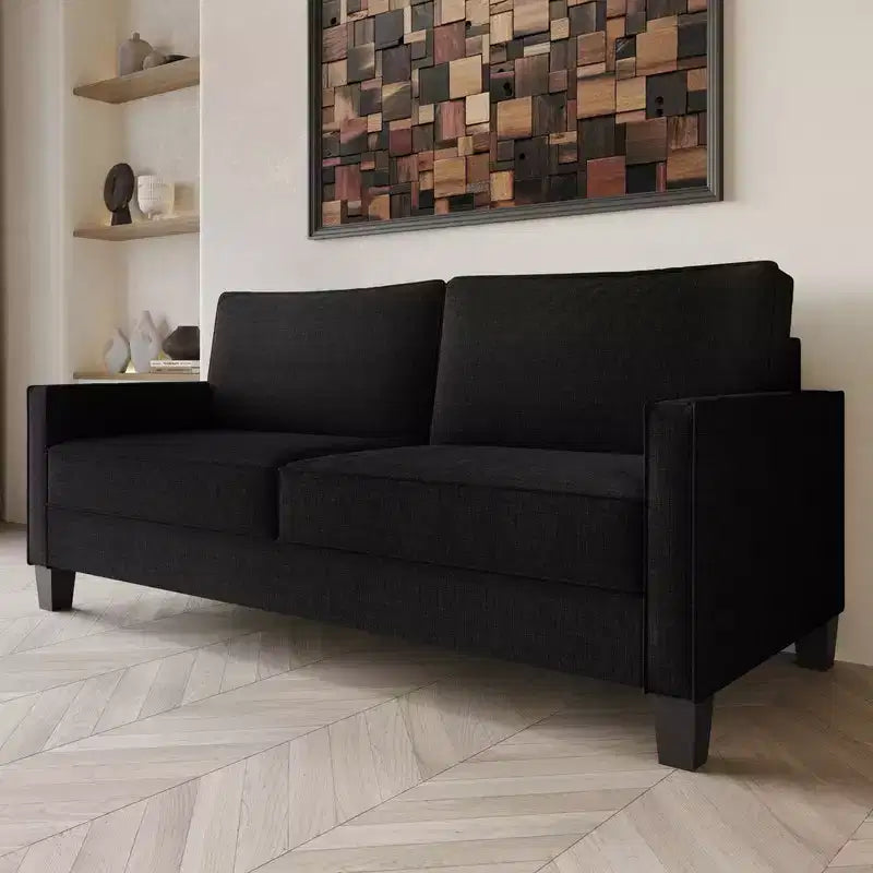 Canapé Home Design Marcia à accoudoirs carrés