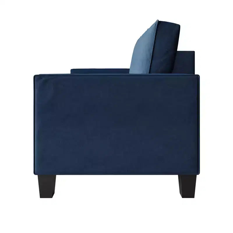 Canapé Home Design Marcia à accoudoirs carrés
