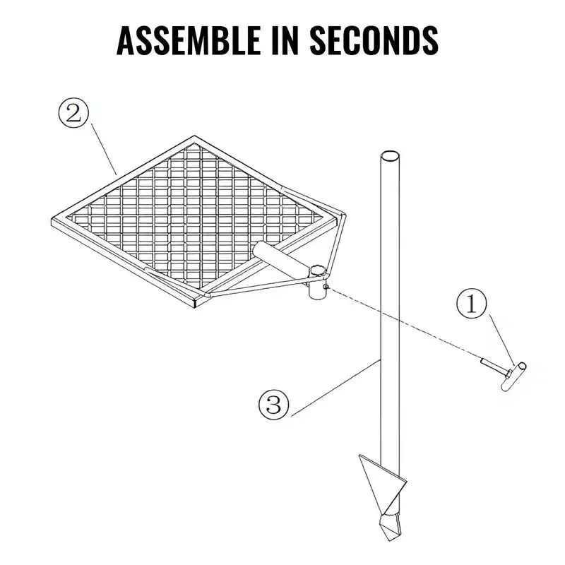VEVOR Swivel Campfire Grill, Fire Pit Grill Grate over Fire Pits, Heavy Duty Steel Grill Grates, 360 Adjustable Open Fire Cooking Equipment, Black