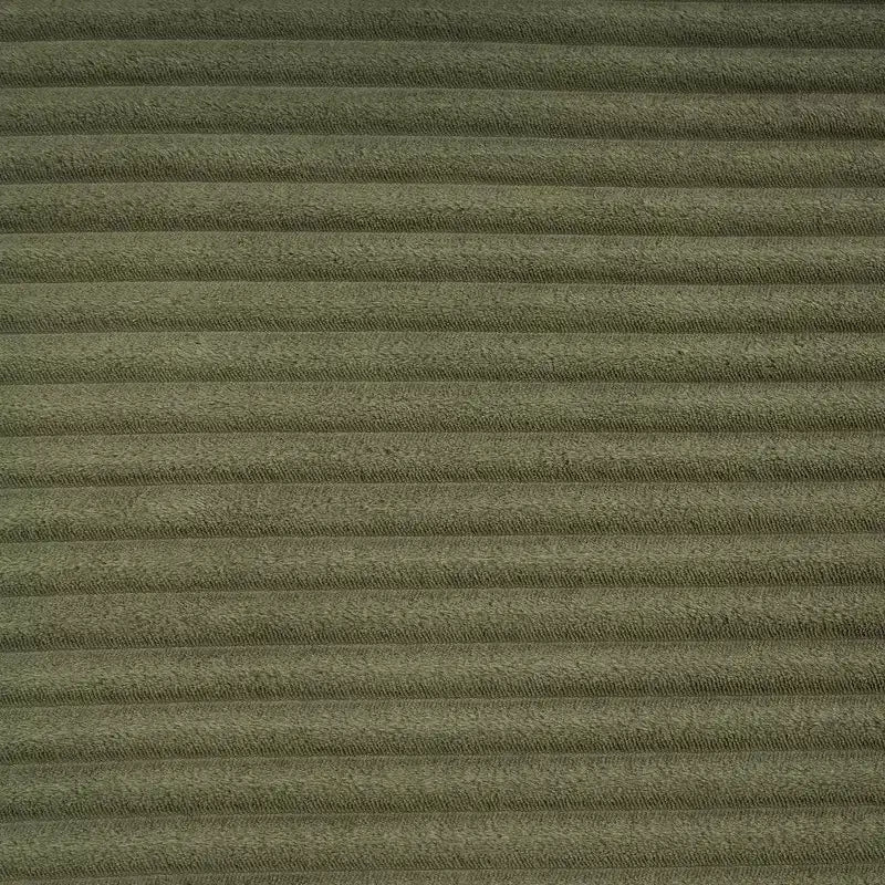 Whisen Corduroy Chaise Lounge Sofa & Sofa Bed & Compression Sofa Couch with Two Supportive Pillows