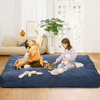 2 In 1 Bean Bag Chairs, Large Bean Bag Chairs, Convertible Floor Cushions for Adults, Giant Bean Bag Bed