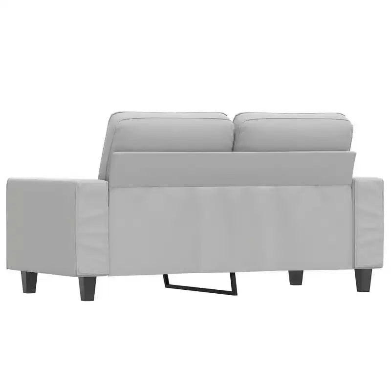 vidaXL Canapé 2 places Gris clair