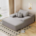 68 x 51 Oversized Upholstered Sofa Bed Fluffy Plush Faux Fur Cloud Sofas Couches for Living Room Camel