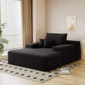 68 x 51 Oversized Upholstered Sofa Bed Fluffy Plush Faux Fur Cloud Sofas Couches for Living Room Camel