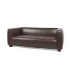 80.25  Light Brown 3-Seater Sofa For Living Room And Meeting Room No Assembly Required